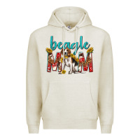 Oatmeal Heather western beagle mom Premium Hoodie - texasbilliewilder