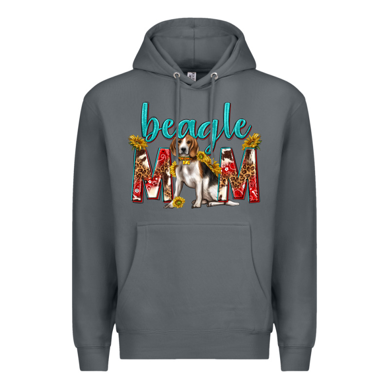 Western Beagle Mom Premium Hoodie by texasbilliewilder | Teevron