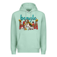 Seafoam western beagle mom Premium Hoodie - texasbilliewilder