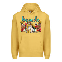 Antique Gold western beagle mom Premium Hoodie - texasbilliewilder