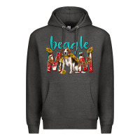 Charcoal Heather western beagle mom Premium Hoodie - texasbilliewilder
