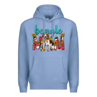 Colony Blue western beagle mom Premium Hoodie - texasbilliewilder