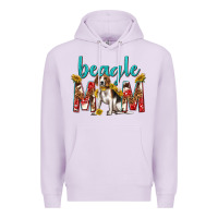 Lilac western beagle mom Premium Hoodie - texasbilliewilder
