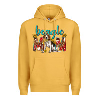 Mustard western beagle mom Premium Hoodie - texasbilliewilder