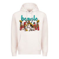 Pale Pink western beagle mom Premium Hoodie - texasbilliewilder
