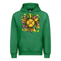 Emerald lemon sunflower Urban Hoodie - texasbilliewilder