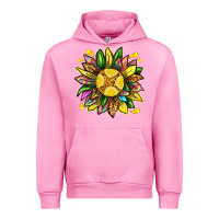 Fuchsia Pink lemon sunflower Urban Hoodie - texasbilliewilder