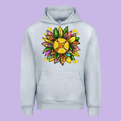 Lemon Sunflower Urban Hoodie Designed By Texasbilliewilder