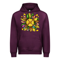 Mauve Wine lemon sunflower Urban Hoodie - texasbilliewilder