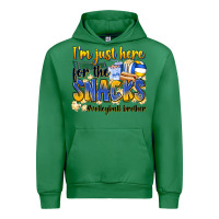 Emerald i'm just here for the snacks #volleyball brother Urban Hoodie - Zillion Design Studio