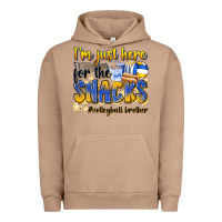 Pigment Burro i'm just here for the snacks #volleyball brother Urban Hoodie - Zillion Design Studio