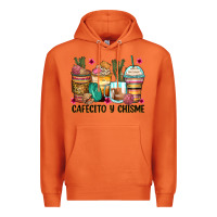 Carrot cafecito y chisme coffee cups Premium Hoodie - Zillion Design Studio