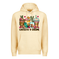 Pina Colada cafecito y chisme coffee cups Premium Hoodie - Zillion Design Studio