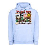 Pigment Grape Ice i'm just here for the snacks #softball sister Urban Hoodie - Zillion Design Studio