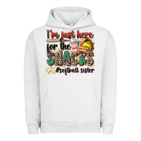 Pigment Lunar Rock i'm just here for the snacks #softball sister Urban Hoodie - Zillion Design Studio