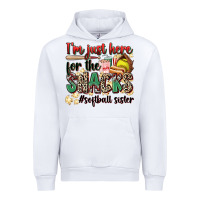 White i'm just here for the snacks #softball sister Urban Hoodie - Zillion Design Studio