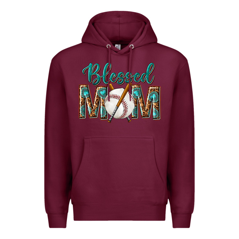 Western Blessed Mom With Baseball Premium Hoodie by texasbilliewilder | Teevron