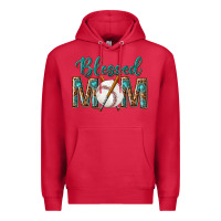 Cardinal western blessed mom with baseball Premium Hoodie - texasbilliewilder