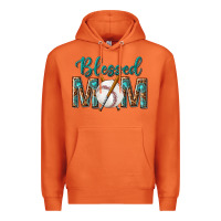 Carrot western blessed mom with baseball Premium Hoodie - texasbilliewilder