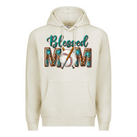 Oatmeal Heather western blessed mom with baseball Premium Hoodie - texasbilliewilder