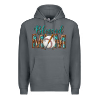 Rock western blessed mom with baseball Premium Hoodie - texasbilliewilder