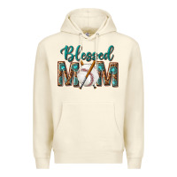 Sandshell western blessed mom with baseball Premium Hoodie - texasbilliewilder