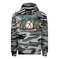 Slate Camo western blessed mom with baseball Premium Hoodie - texasbilliewilder