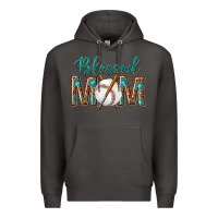 Smoke western blessed mom with baseball Premium Hoodie - texasbilliewilder
