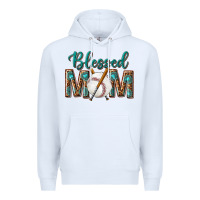 White western blessed mom with baseball Premium Hoodie - texasbilliewilder