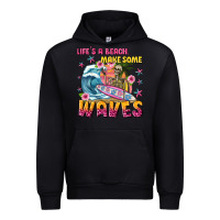 Black lifes a beach make some waves Urban Hoodie - texasbilliewilder