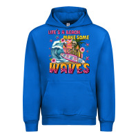 Cobalt lifes a beach make some waves Urban Hoodie - texasbilliewilder