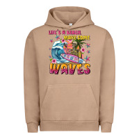 Pigment Burro lifes a beach make some waves Urban Hoodie - texasbilliewilder