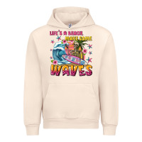 Sandshell lifes a beach make some waves Urban Hoodie - texasbilliewilder