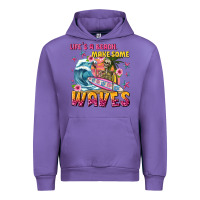 Tulip lifes a beach make some waves Urban Hoodie - texasbilliewilder