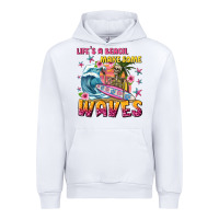 White lifes a beach make some waves Urban Hoodie - texasbilliewilder
