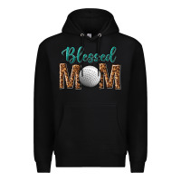 Black western blessed mom with hockey Premium Hoodie - texasbilliewilder