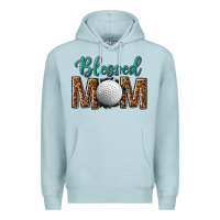Blue Mist western blessed mom with hockey Premium Hoodie - texasbilliewilder