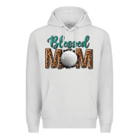 Dove Grey western blessed mom with hockey Premium Hoodie - texasbilliewilder