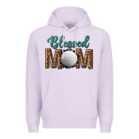 Lilac western blessed mom with hockey Premium Hoodie - texasbilliewilder