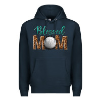 Navy western blessed mom with hockey Premium Hoodie - texasbilliewilder