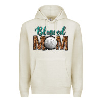 Oatmeal Heather western blessed mom with hockey Premium Hoodie - texasbilliewilder
