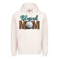 Pale Pink western blessed mom with hockey Premium Hoodie - texasbilliewilder