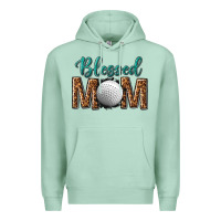 Seafoam western blessed mom with hockey Premium Hoodie - texasbilliewilder