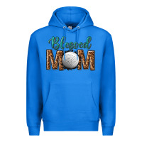True Royal western blessed mom with hockey Premium Hoodie - texasbilliewilder