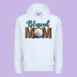 Western Blessed Mom With Hockey Premium Hoodie Designed By Texasbilliewilder