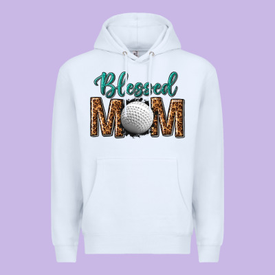 Western Blessed Mom With Hockey Premium Hoodie Designed By Texasbilliewilder