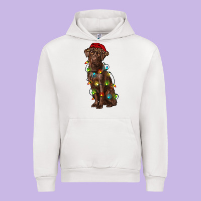 Christmas Labrador Retriever Urban Hoodie Designed By Ranaportraitstore