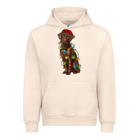 Sandshell Christmas labrador retriever Urban Hoodie - RanaPortraitStore