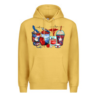 Antique Gold American nurse coffee cups Premium Hoodie - Zillion Design Studio