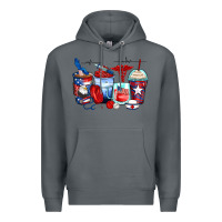 Rock American nurse coffee cups Premium Hoodie - Zillion Design Studio